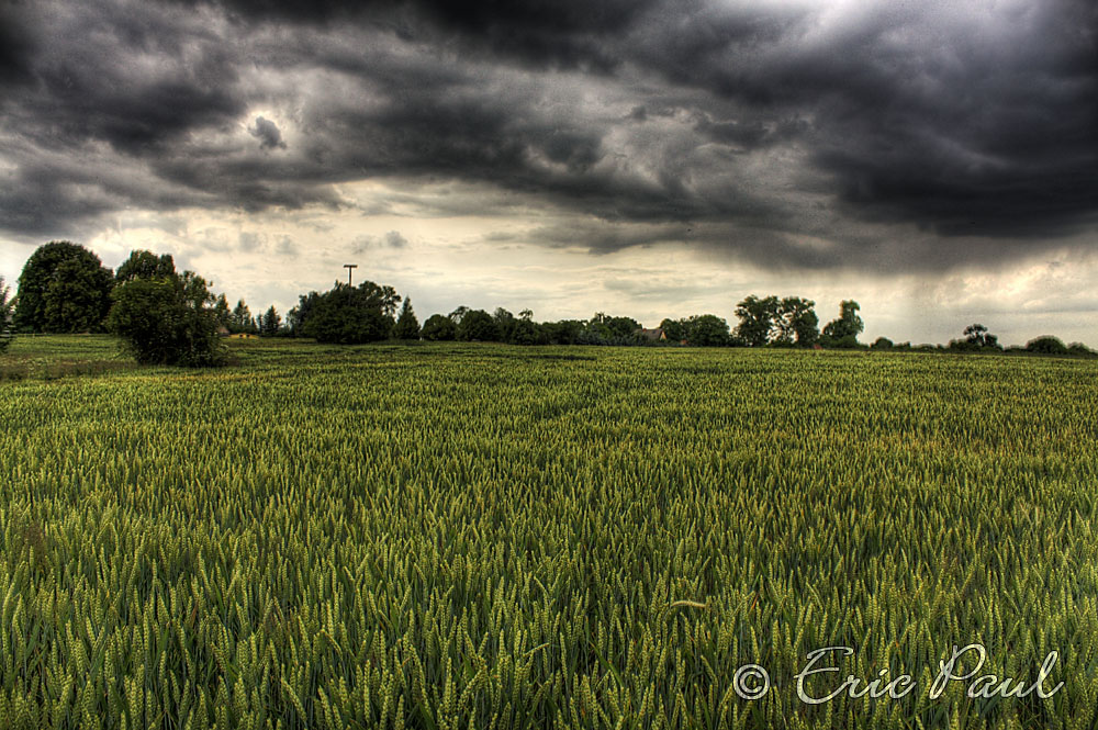 Regenwolken...