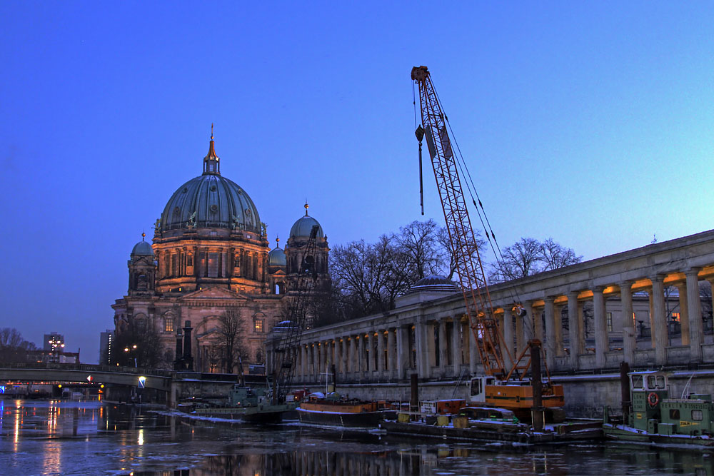 Arbeitsruhe an der Museumsinsel