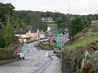 Blick runter ins Dorf