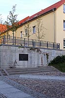 Gedenktafel der Synagoge in der Rodinger Gasse