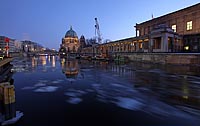 Eisschollen auf der Spree